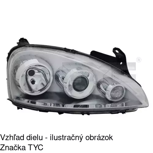 Hlavný reflektor POLCAR 5557093E