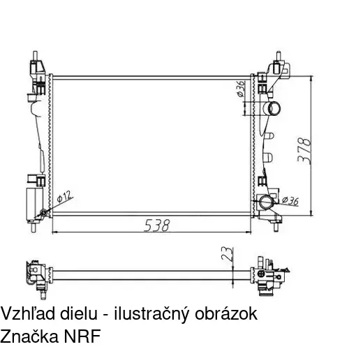 Chladiče vody 555808-3 /POLCAR/ - obr. 1