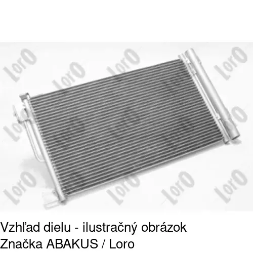 Chladiče klimatizácie 5558K8C1S /POLCAR/ - obr. 3