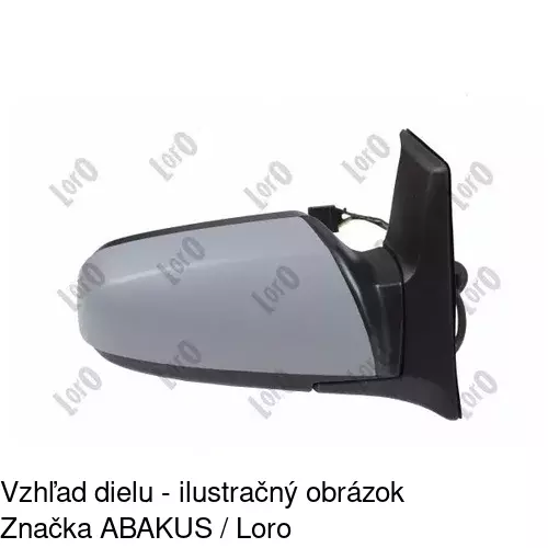 Vonkajšie zrkadlo 5561524E /POLCAR/ - obr. 2
