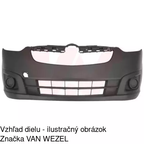Predný nárazník 55U107-J /POLCAR/ - obr. 1