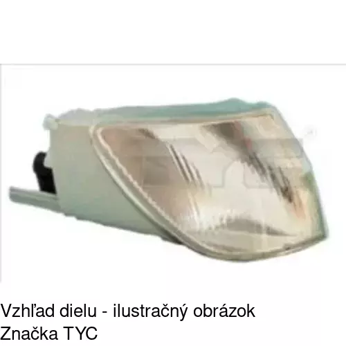Predná smerovka 5707190E /POLCAR/ - obr. 1
