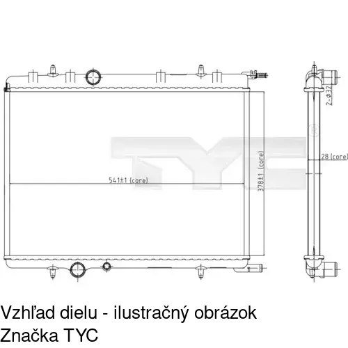 Chladiče vody POLCAR 5710085X
