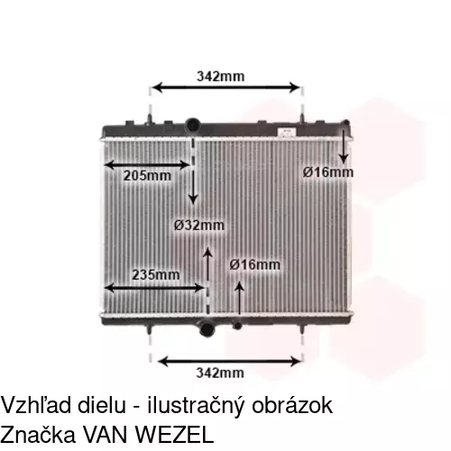 Chladiče vody 571008A3 /POLCAR/ - obr. 3