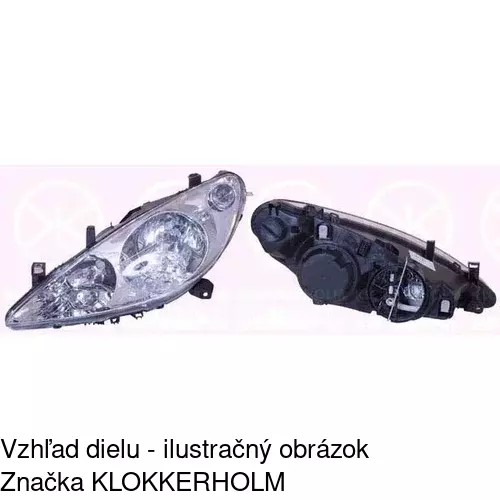 Hlavný reflektor 571010-V /POLCAR/ - obr. 3