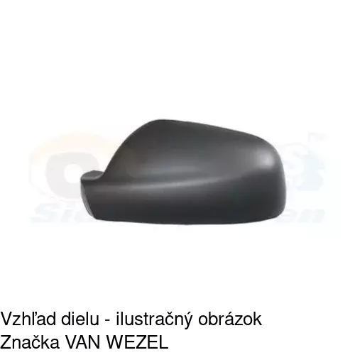Rám vonkajšieho zrkadla 571054TM /POLCAR/ - obr. 5