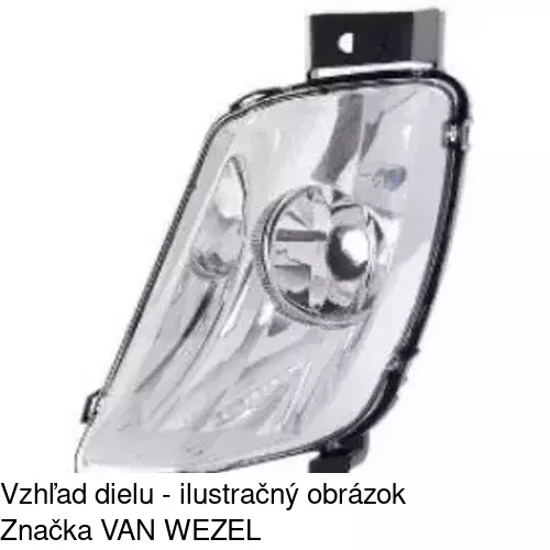Hmlové svetlo - predné 571229-V /POLCAR/ - obr. 5