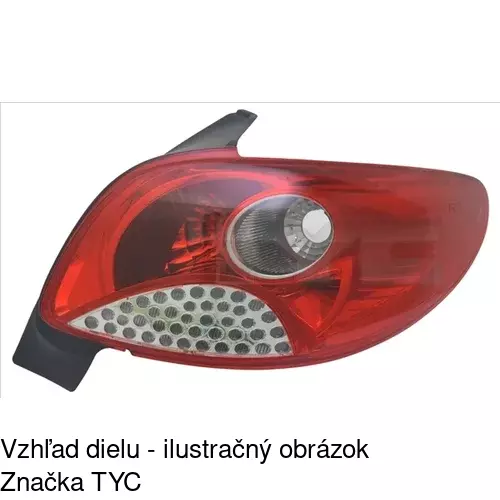 Zadné svetlo POLCAR 572087-E