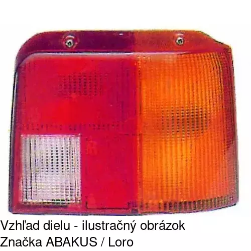 Zadné svetlo 572288-E /POLCAR/ - obr. 2