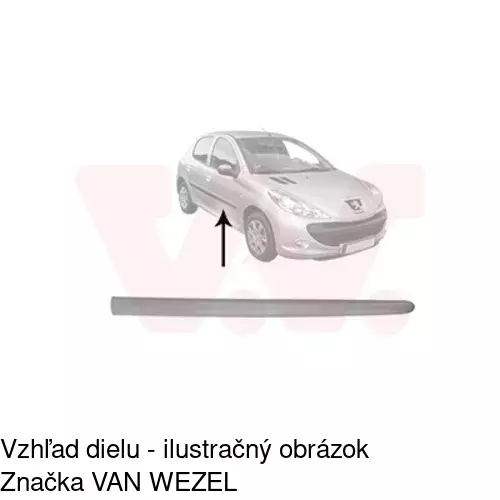 Lišta dverí 57230034 /POLCAR/