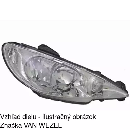 Hlavný reflektor 5723103E /POLCAR/ - obr. 4