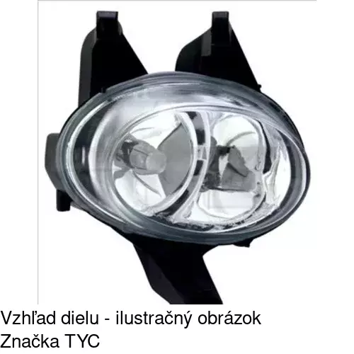 Hmlové svetlo - predné POLCAR 5723293E