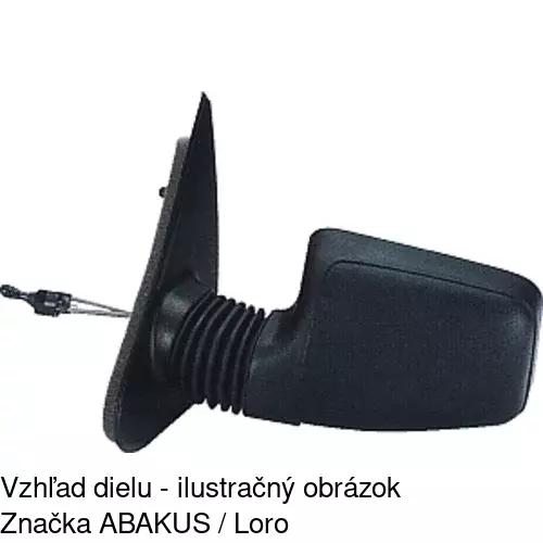 Vonkajšie zrkadlo 5745512E /POLCAR/ - obr. 2
