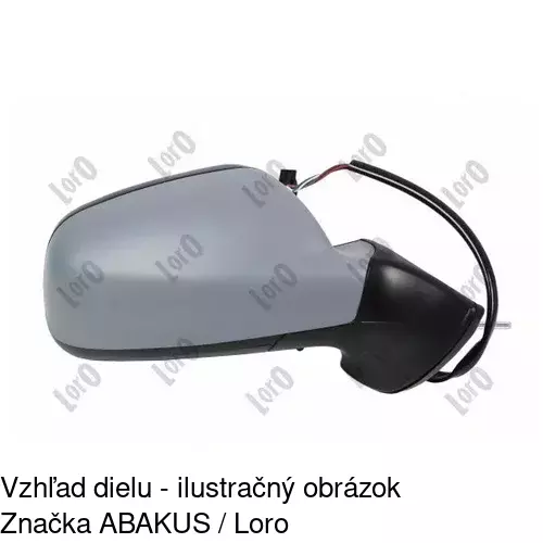 Vonkajšie zrkadlo 5748524M /POLCAR/ - obr. 2