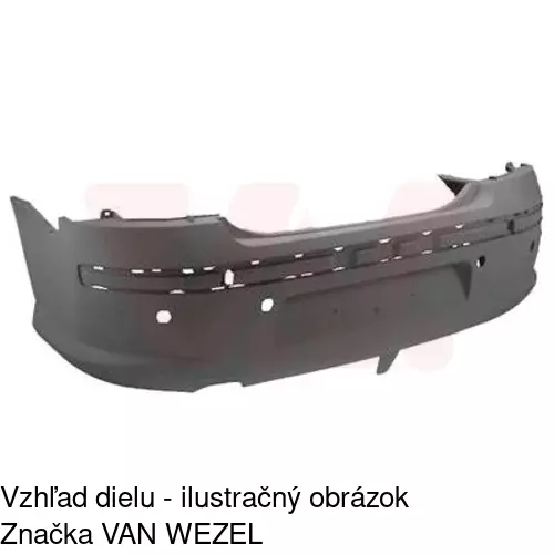 Zadný nárazník 5748962J /POLCAR/ - obr. 1