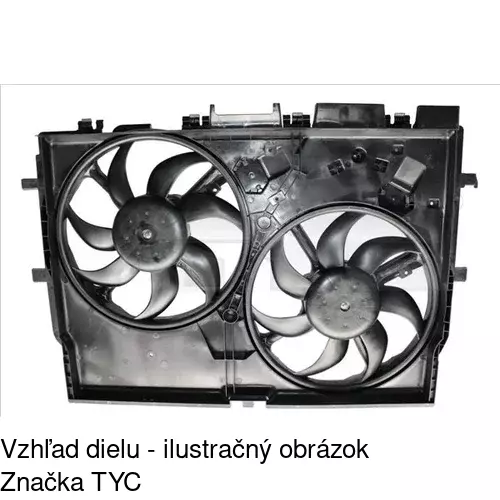 Ventilátory chladičov 577023W1X /POLCAR/ - obr. 2
