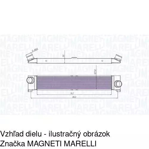 Chladiče vzduchu (Intercoolery) 5770J8-1 /POLCAR/ - obr. 1