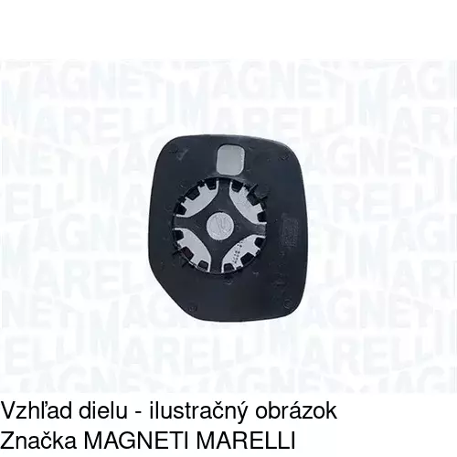Sklo vonkajšieho zrkadla s držiakom 5790547M /POLCAR/ - obr. 4