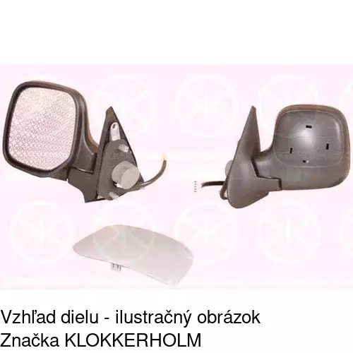 Rám vonkajšieho zrkadla 579055PM /POLCAR/ - obr. 5