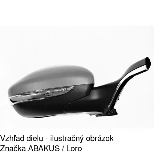Vonkajšie zrkadlo 57B1523M /POLCAR/ - obr. 4