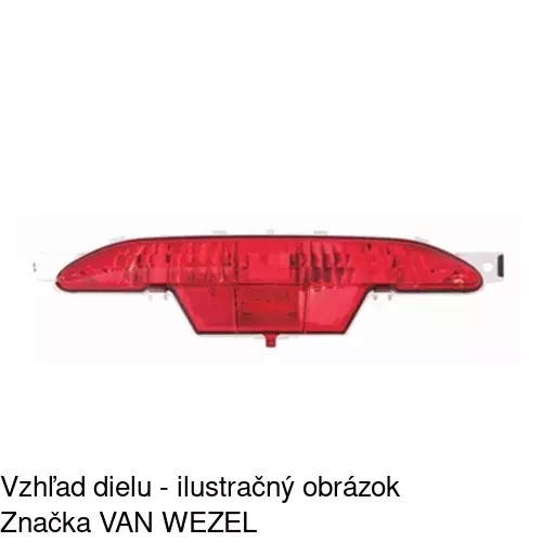 Hmlové svetlo - zadné 57B197-E /POLCAR/ - obr. 4