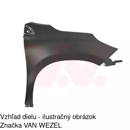 Predný blatník 57L102 /POLCAR/ - obr. 1