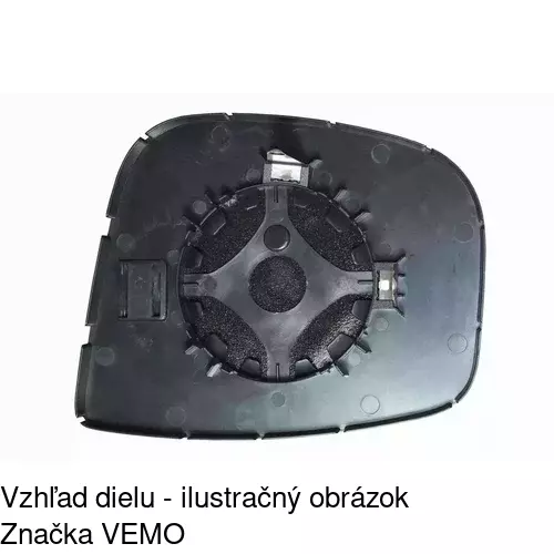 Sklo vonkajšieho zrkadla s držiakom 57U1544M /POLCAR/ - obr. 4