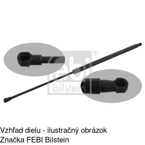 Plynová pružina 5807AB /POLCAR/ - obr. 1