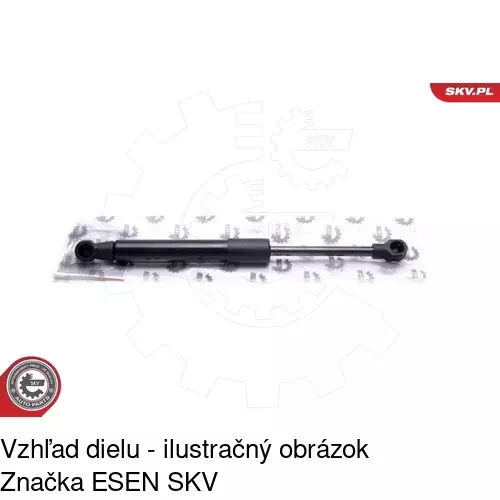 Plynová pružina 5815AS /POLCAR/ - obr. 3