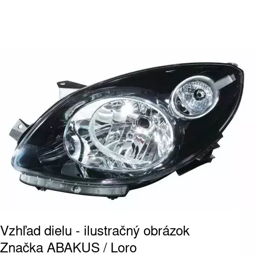 Hlavný reflektor 6001092E /POLCAR/ - obr. 4