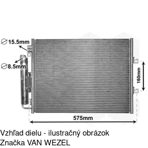Chladiče klimatizácie 6001K81X /POLCAR/ - obr. 3