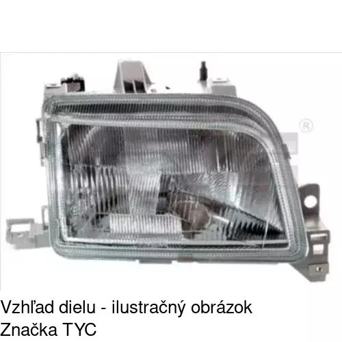 Hlavný reflektor POLCAR 6006090E
