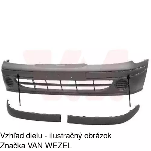 Predný nárazník 601107-Q /POLCAR/ - obr. 1