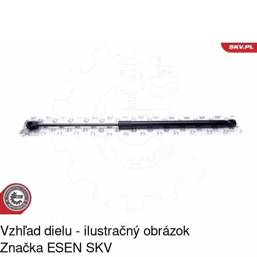 Plynová pružina 6012AB5 /POLCAR/ - obr. 3