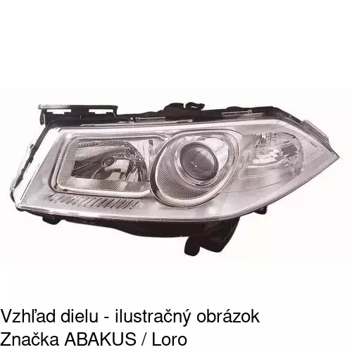 Hlavný reflektor 6013103E /POLCAR/ - obr. 1