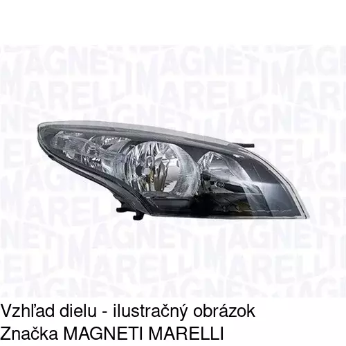 Hlavný reflektor 6014103E /POLCAR/ - obr. 2