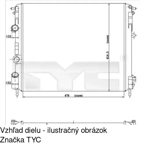 Chladiče vody 6015085X /POLCAR/ - obr. 1