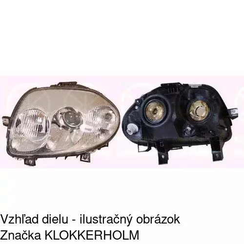 Hlavný reflektor 6015091E /POLCAR/ - obr. 1