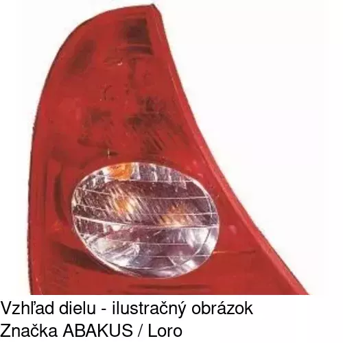Zadné svetlo 6016881E /POLCAR/ - obr. 2