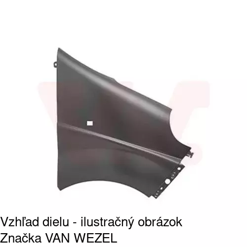 Predný blatník 602601 /POLCAR/ - obr. 4