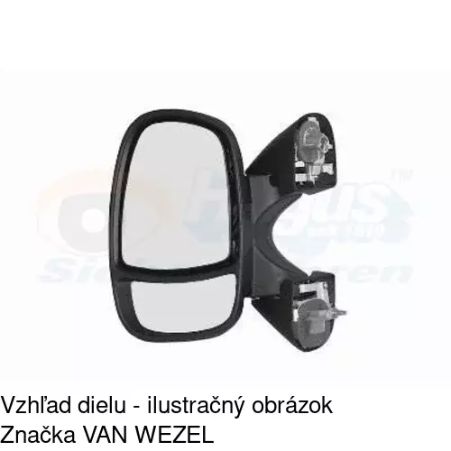 Vonkajšie zrkadlo 602651-M /POLCAR/ - obr. 4