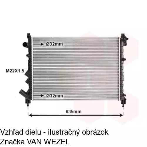 Chladiče vody 603208A1 /POLCAR/ - obr. 4