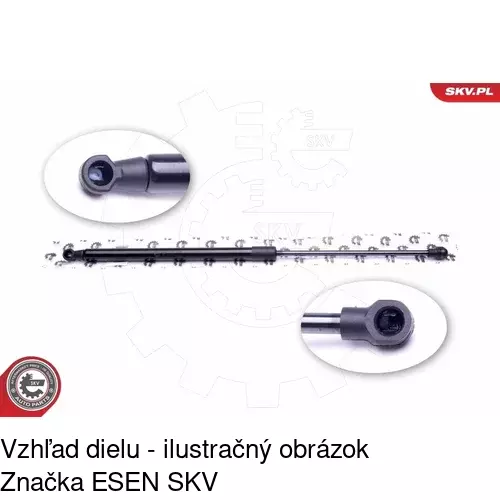 Plynová pružina 6037ABD /POLCAR/ - obr. 4