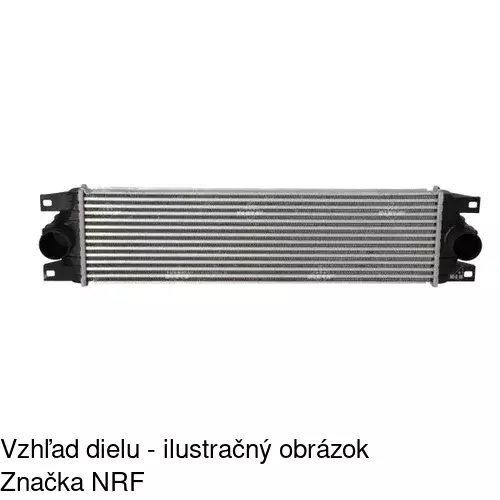 Chladiče vzduchu (Intercoolery) 6041J81X /POLCAR/ - obr. 1