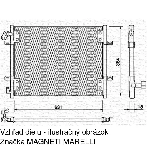 Chladiče klimatizácie POLCAR 6050K8C1