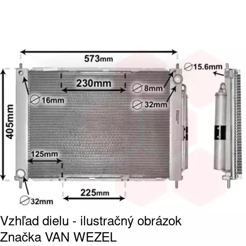 Chladiče vody 605508-5 /POLCAR/ - obr. 2