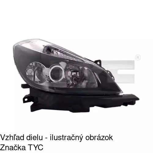 Hlavný reflektor POLCAR 6055108V