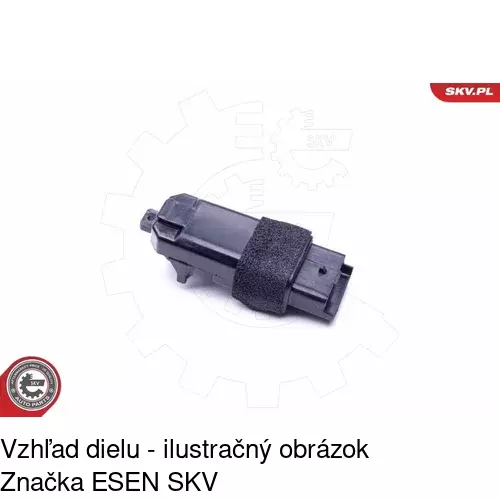 Elektrický mechanizmus okna dverí 6055PSE6 /POLCAR/ - obr. 5