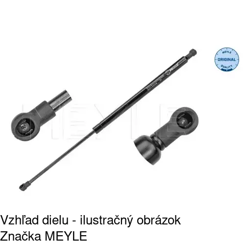 Plynová pružina 6056AB /POLCAR/ - obr. 2