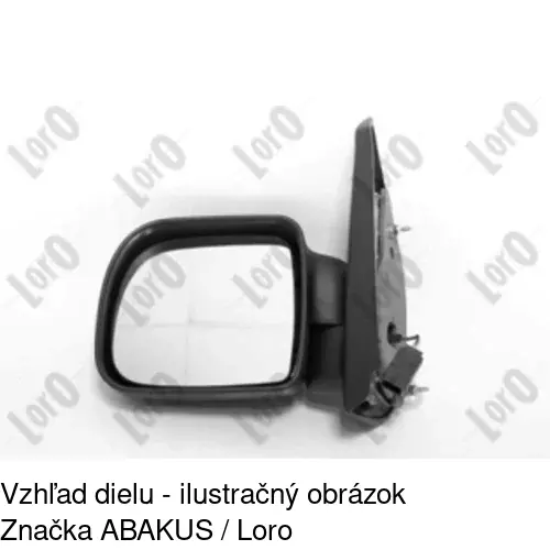 Vonkajšie zrkadlo 6060524E /POLCAR/ - obr. 3